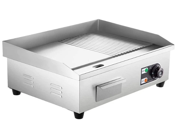 פלנצה חשמלית 55/40 משטח ברזל חלק ופסים מחולק