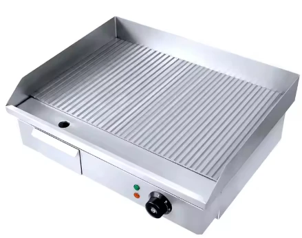 פלנצה חשמלית 55/40 משטח ברזל גריל פסים מלא