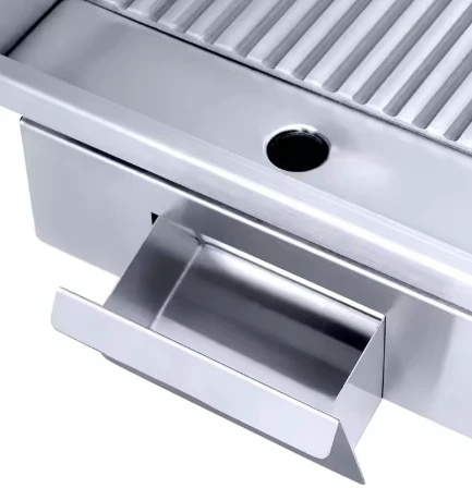 פלנצה חשמלית 55/40 משטח ברזל גריל פסים מלא