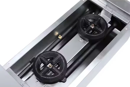 כיריים גז דלפקי מקצועיים 2 ראשים