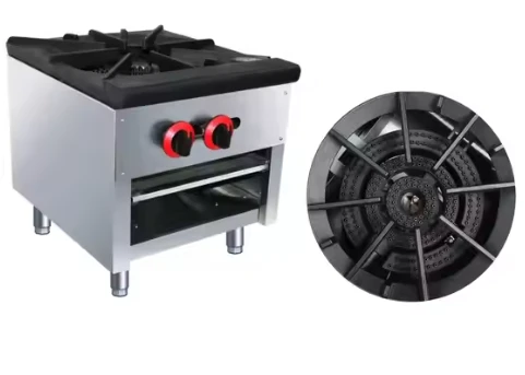 כיריים גז דלפקי מקצועיים ראש בודד