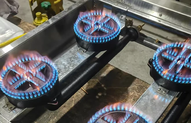 כיריים גז דלפקי מקצועיים 6 ראשים