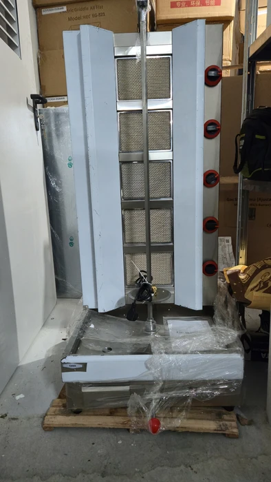 מתקן שווארמה 5 מבערים דלפקי - גז