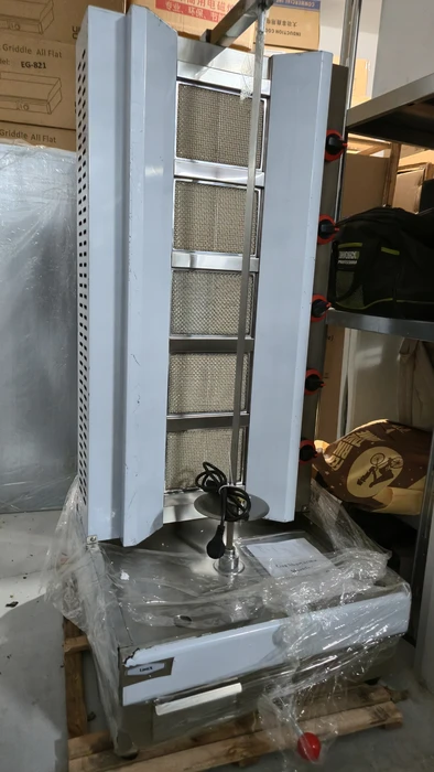 מתקן שווארמה 5 מבערים דלפקי - גז