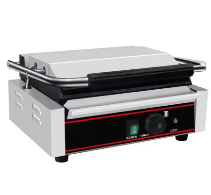 טוסטר תעשייתי מקצועי רחב - משטח תחתון ועליון חלק