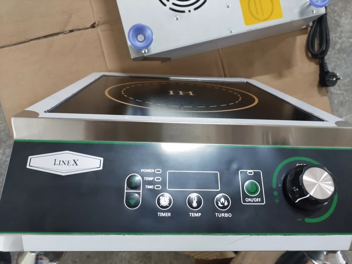 כיריים אידנקוציה חשמלית LineX חד פאזי 3,500W תעשייתית