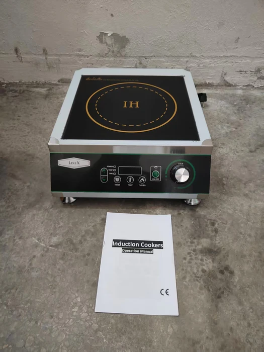 כיריים אידנקוציה חשמלית LineX חד פאזי 3,500W תעשייתית