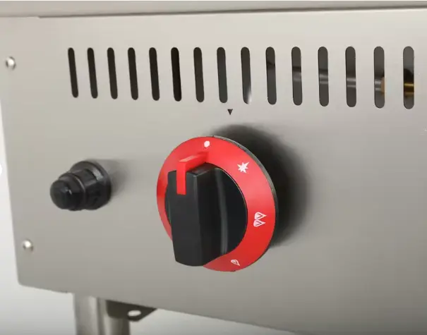 גריל גז תעשייתי דלפקי עם אבני לבה רוחב 60 ס”מ