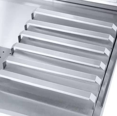 מחמם צ'יפס מקצועי | אזור לצ'יפס ולמנות ארוזות לשעות עומס