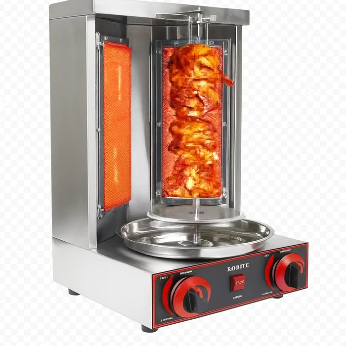 מתקן שווארמה גז דלפקי 2 מבערים