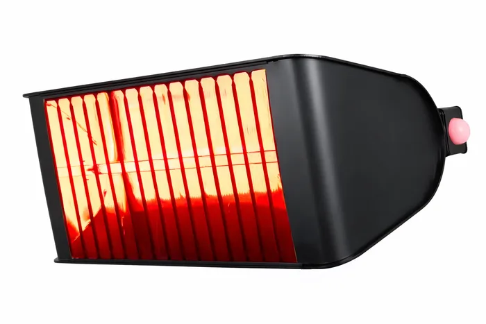 תנור חימום אינפרא אדום + שלט | דגם premium 2500W | שחור מט - תליה + שלט