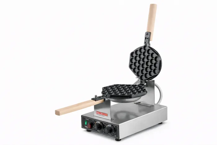 מכונת וופל בלגי בועות מקצועית – Hong Kong Waffle