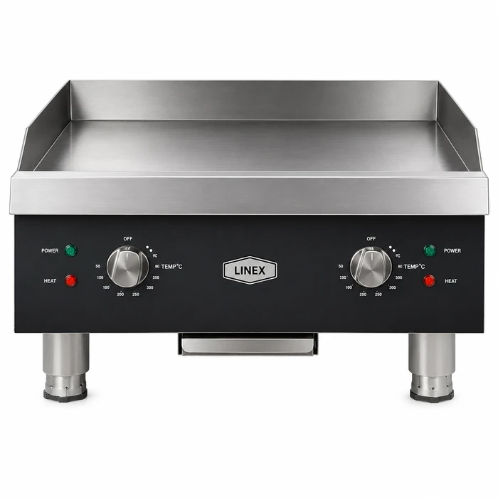 פלנצה 60/60 תעשייתית תלת פאזי משטח כרום ניקל Heavy-Duty 8KW